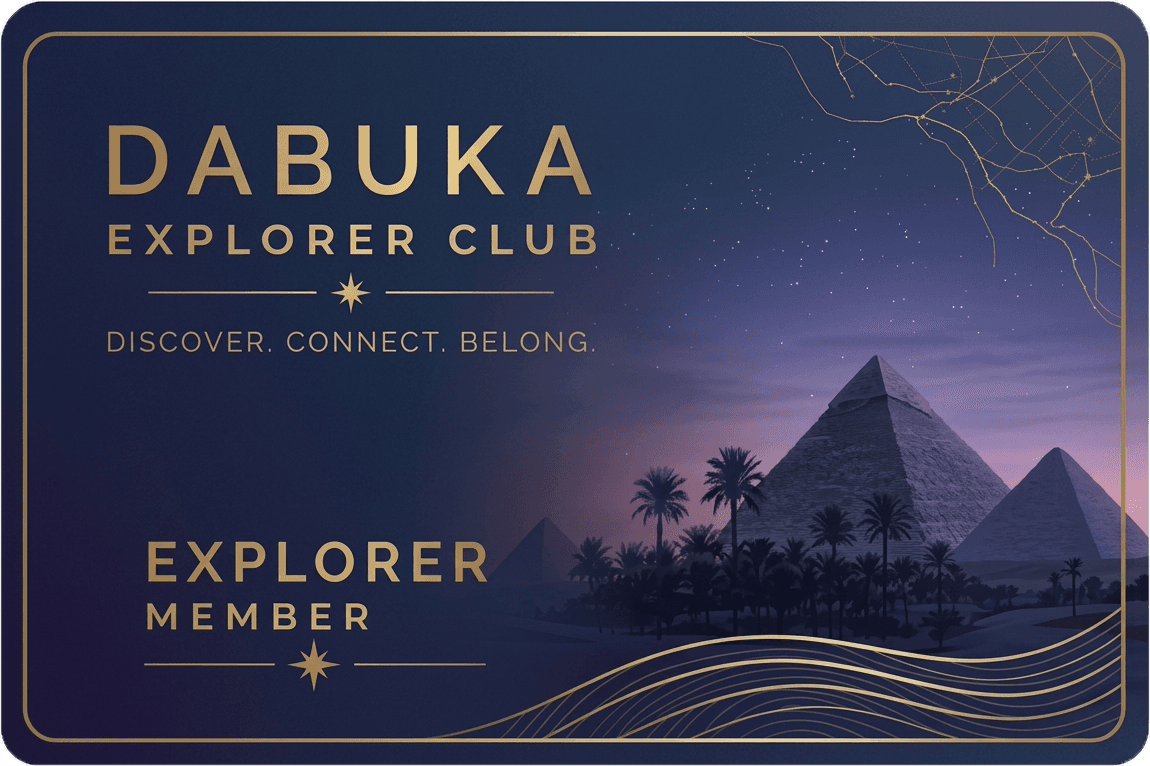 Dabuka Explorer Club — Explorer membership card