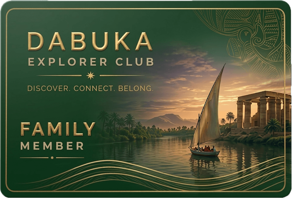 Dabuka Explorer Club — Partner membership card